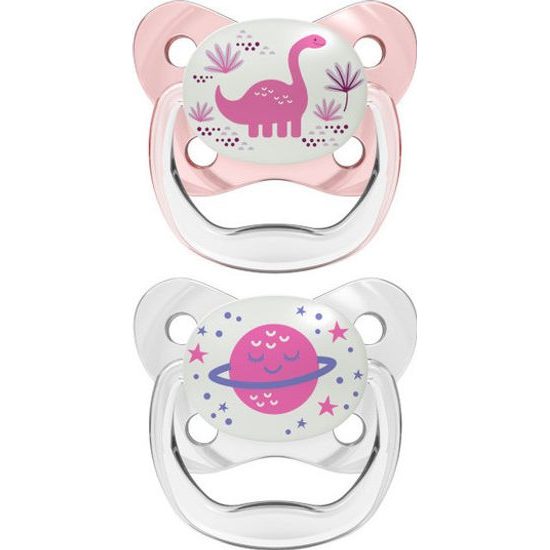 Dudlík 2ks - růžový