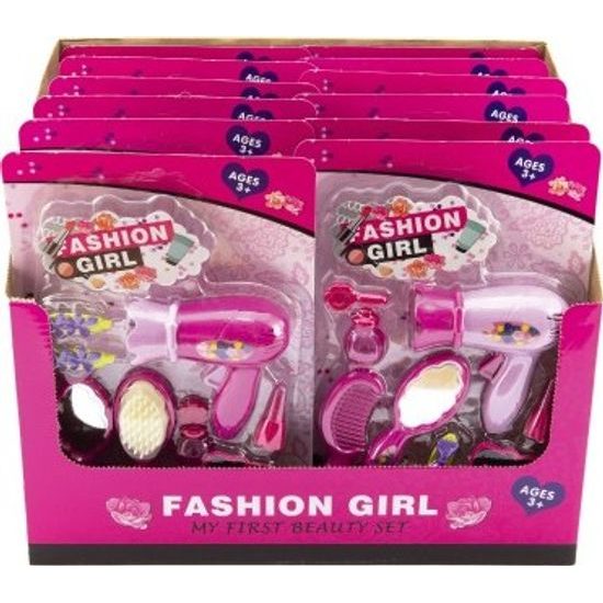 Sada krásy - Malá kadeřnice s fénem a doplňky - mix 2 druhy