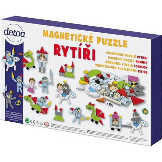 Magnetické puzzle Rytíři