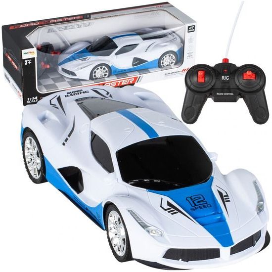 Sportovní autíčko na dálkové ovládání Road Master 1:14 bílé