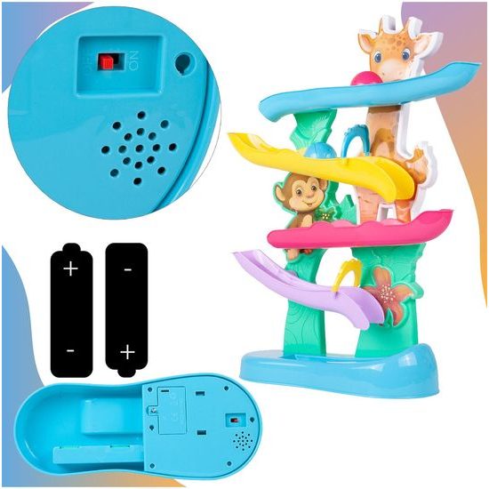 Dětská kuličková skluzavka na baterie Jungle