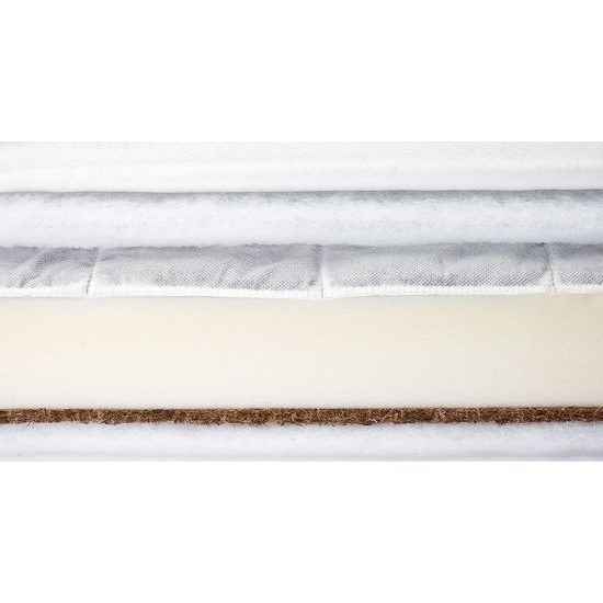 Matrace do postýlky pohanka-pěna-kokos 120 x 60cm