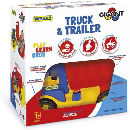 Wader Gigant truck s vlečkou
