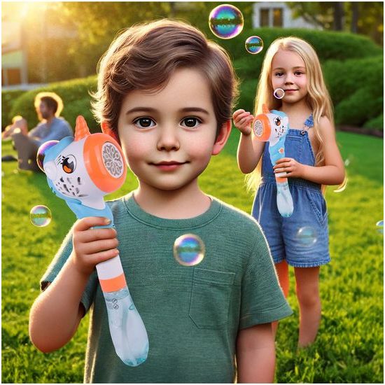 Dětský bublifuk na baterie Unicorn Bubble