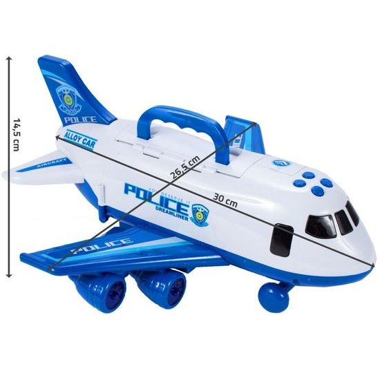 Interaktivní letadlo se světly a zvuky Police Airplane II