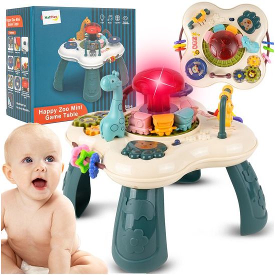 Mini edukační stoleček se světly a zvuky Mini Zoo