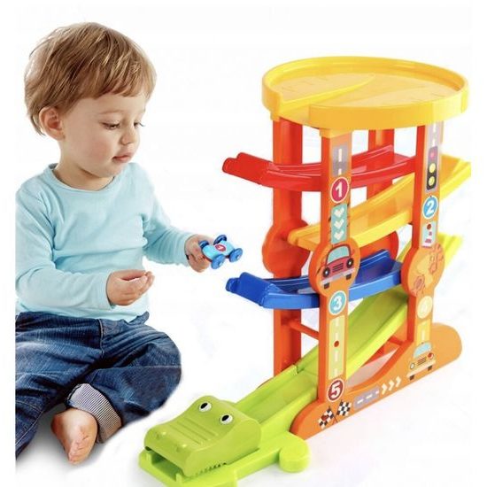 Skluzavka se 6 autíčky Krokodýl