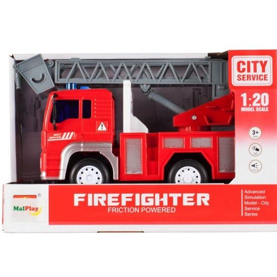 Dětské požární auto se světly a zvuky City Service 1:20