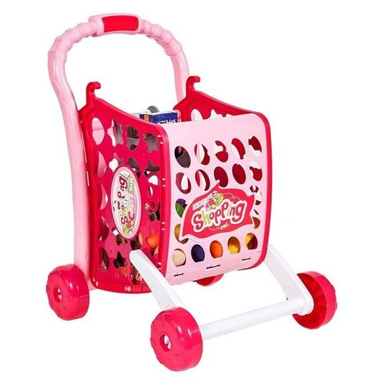 Dětský nákupní košík s příslušenstvím Shopping Chart 3v1