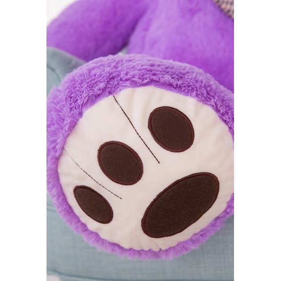 Plyšový medvěd Maty 190 cm XXL fialový