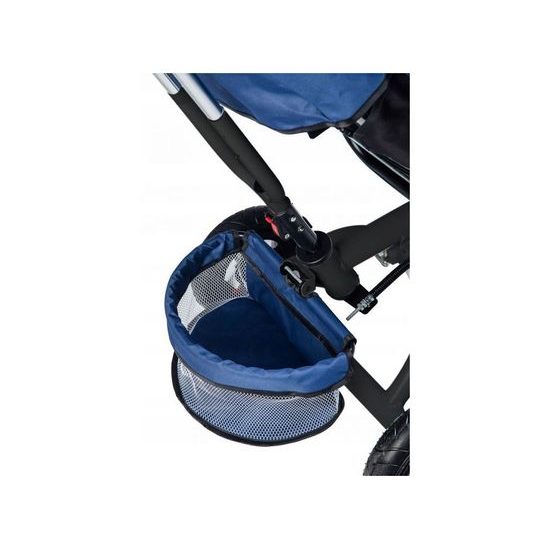 Ecotoys dětská tříkolka s otočným sedadlem Rotage modrá - nafukovací kola