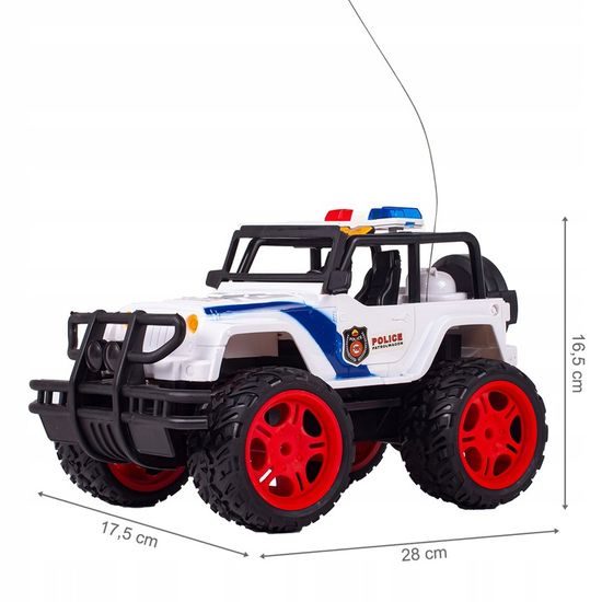 Policejní auto na dálkové ovládání Super Police Car 1:14