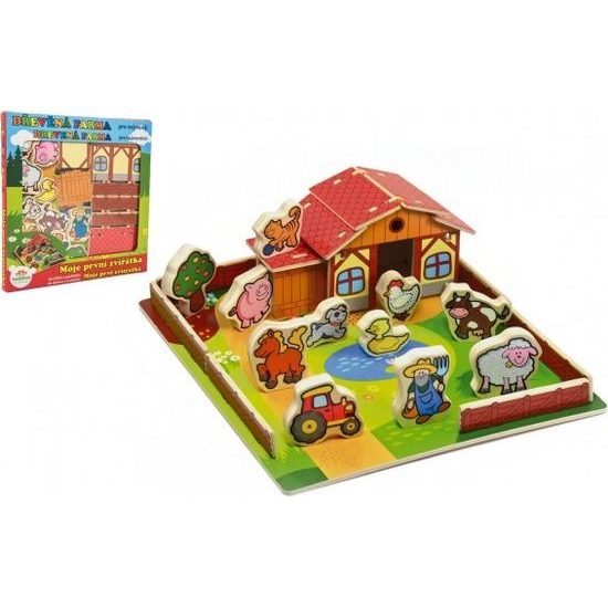 Domeček dřevěná farma - Moje první zvířátka