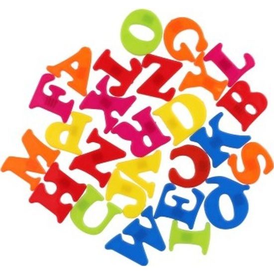 Magnetická písmena - cca 27ks
