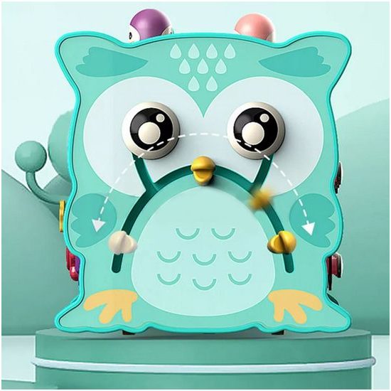 Magická edukační kostka pro děti 8v1 růžová