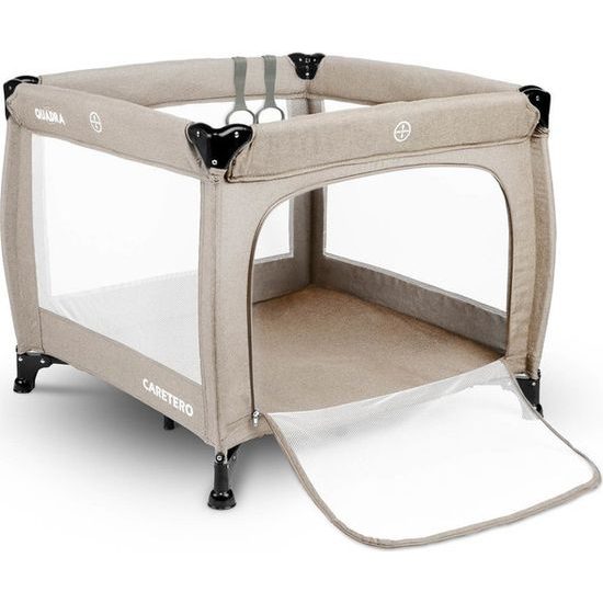 Dětská skládací ohrádka CARETERO Quadra brown