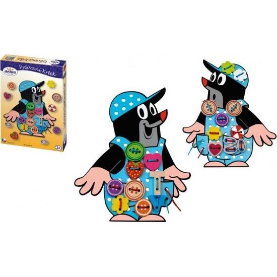 Dřevěné Vyšívání Krtek 26ks