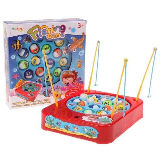 Dětská hra lovení rybiček na baterie Fishing Game