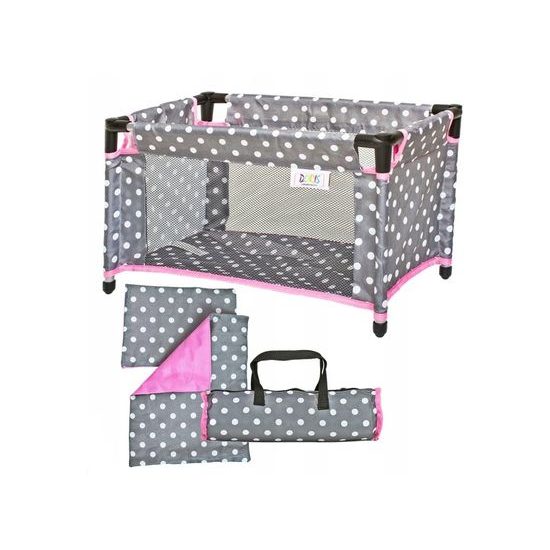 Doris postýlka pro panenku šedá