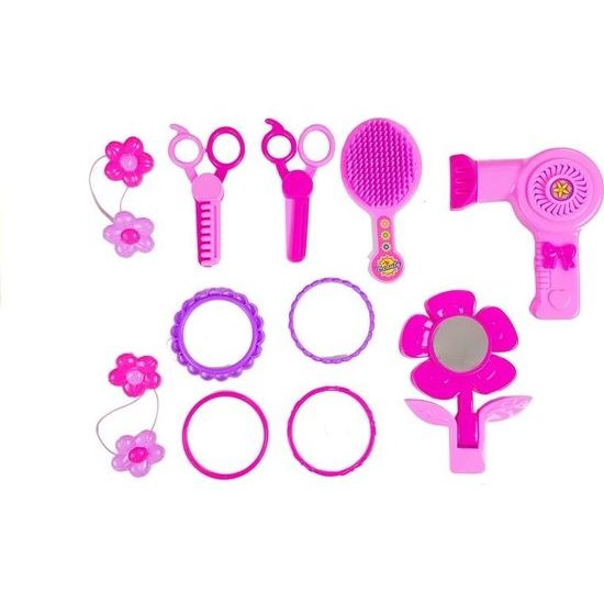 Toaletní stolek s vlasovými doplňky