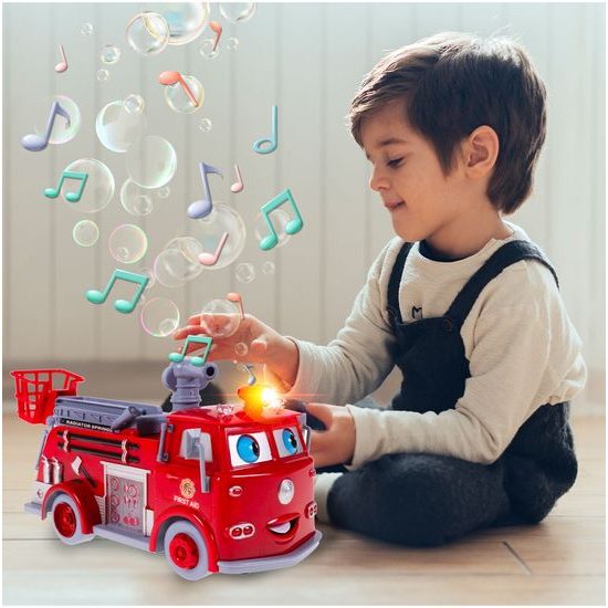 Majlo Toys hasičské auto s bublifukom a melódiami Bubble Pumper