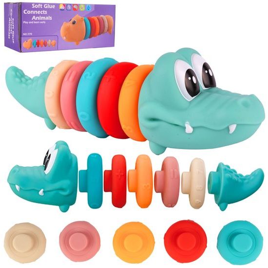 Senzorické kroužky pro nejmenší Color Crocodille