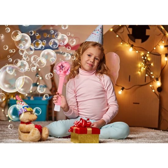 Dětský bublifuk na baterie Magická hůlka