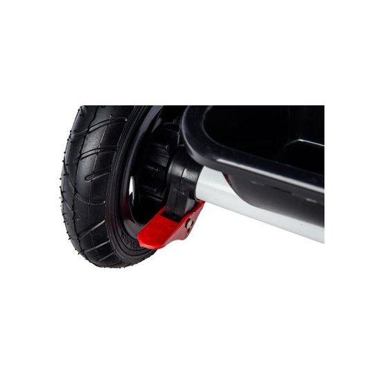 Ecotoys dětská tříkolka se stříškou růžová - nafukovací kola