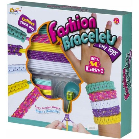Doris kreativní sada na výrobu provázkových náramků Fashion Bracelets