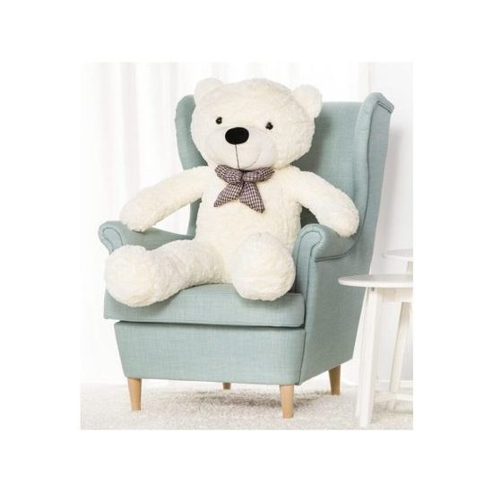 Plyšový medvěd Kvído 130 cm bílý