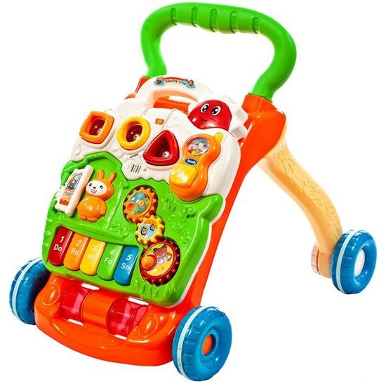 Interaktivní chodítko s hracím panelem 2v1 Bunny Stroller II