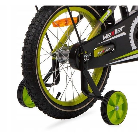 Mexller dětské kolo BMX 16" s vodící tyčí šedé