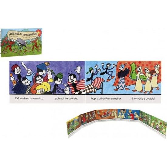 Knížka leporelo Polámal se mraveneček
