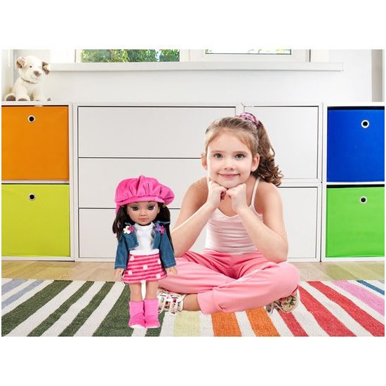 Panenka brunetka Honey Doll 30 cm s příslušenstvím