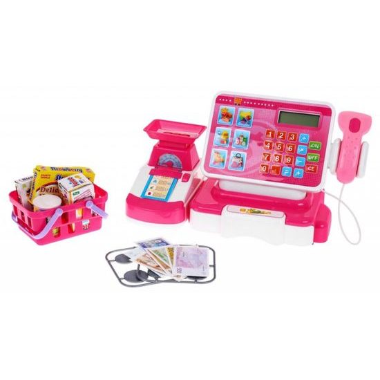 Majlo Toys dětská elektronická pokladna s váhou