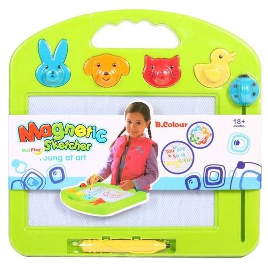 Dětská kreslící tabulka se zvířátky Magnetic Sketcher