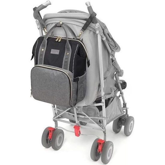 BABYONO Taška přebalovací/batoh Oslo Style černá