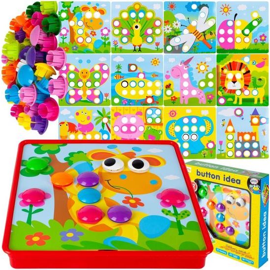 Dětská knoflíková vkládačka Button Idea
