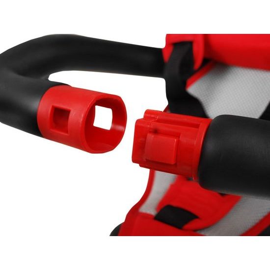 Majlo Toys dětská tříkolka 3v1 Sportrike AIR s nafukovacími koly červená