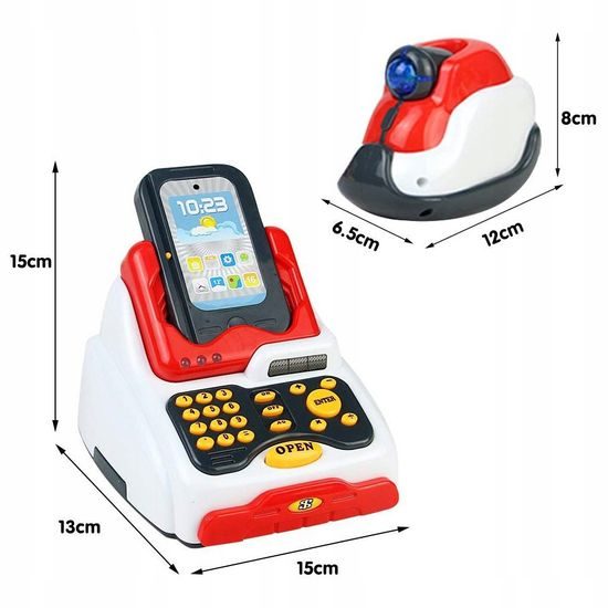 Doris moderní dětská pokladna s terminálem Cash Register