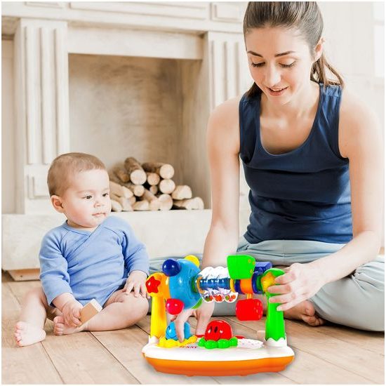 Dětské vzdělávací chrastítko na baterie Music Kingdom