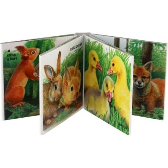Knížka leporelo Mláďatka