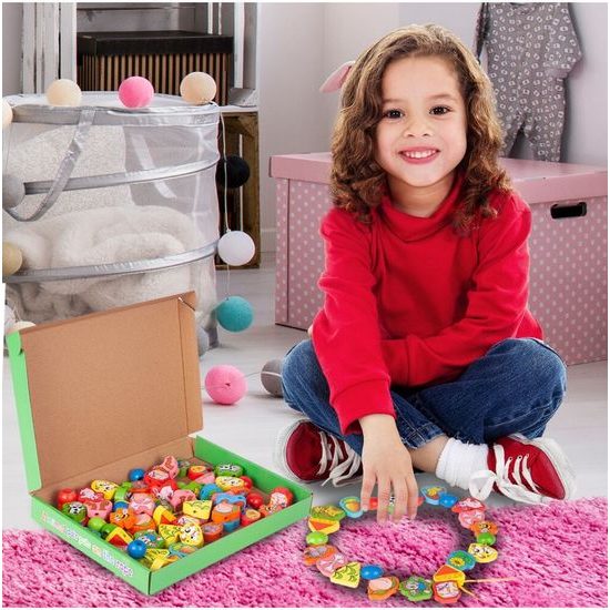 Sada na výrobu dřevěných korálků Animal Rope