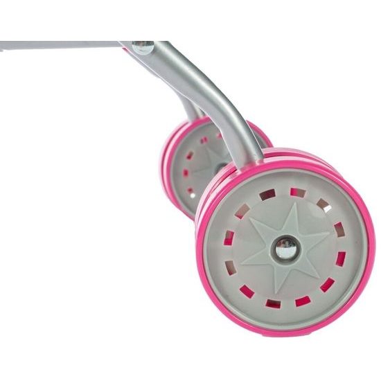 Golfový kočárek pro panenky Unicorn růžový