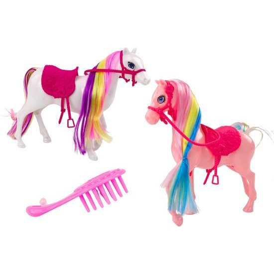 Figurka Kůň s barevnou hřívou