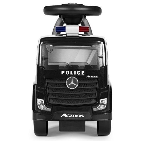 Dětské mini odrážedlo se zvuky Mercedes Actros - černé