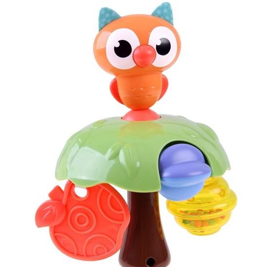 Huile Toys senzorická hračka s přísavkou pro nejmenší Smart Owl