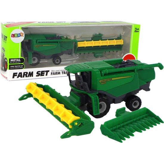 Dětský zemědělský kombajn zelený