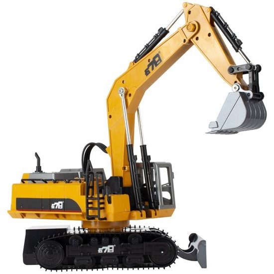 Pásový XXL jeřáb na dálkové ovládání s radlicí Cheetah 678