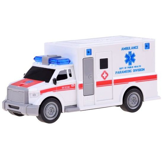 Dětská sanitka se světly a zvuky City Rescue 1:20